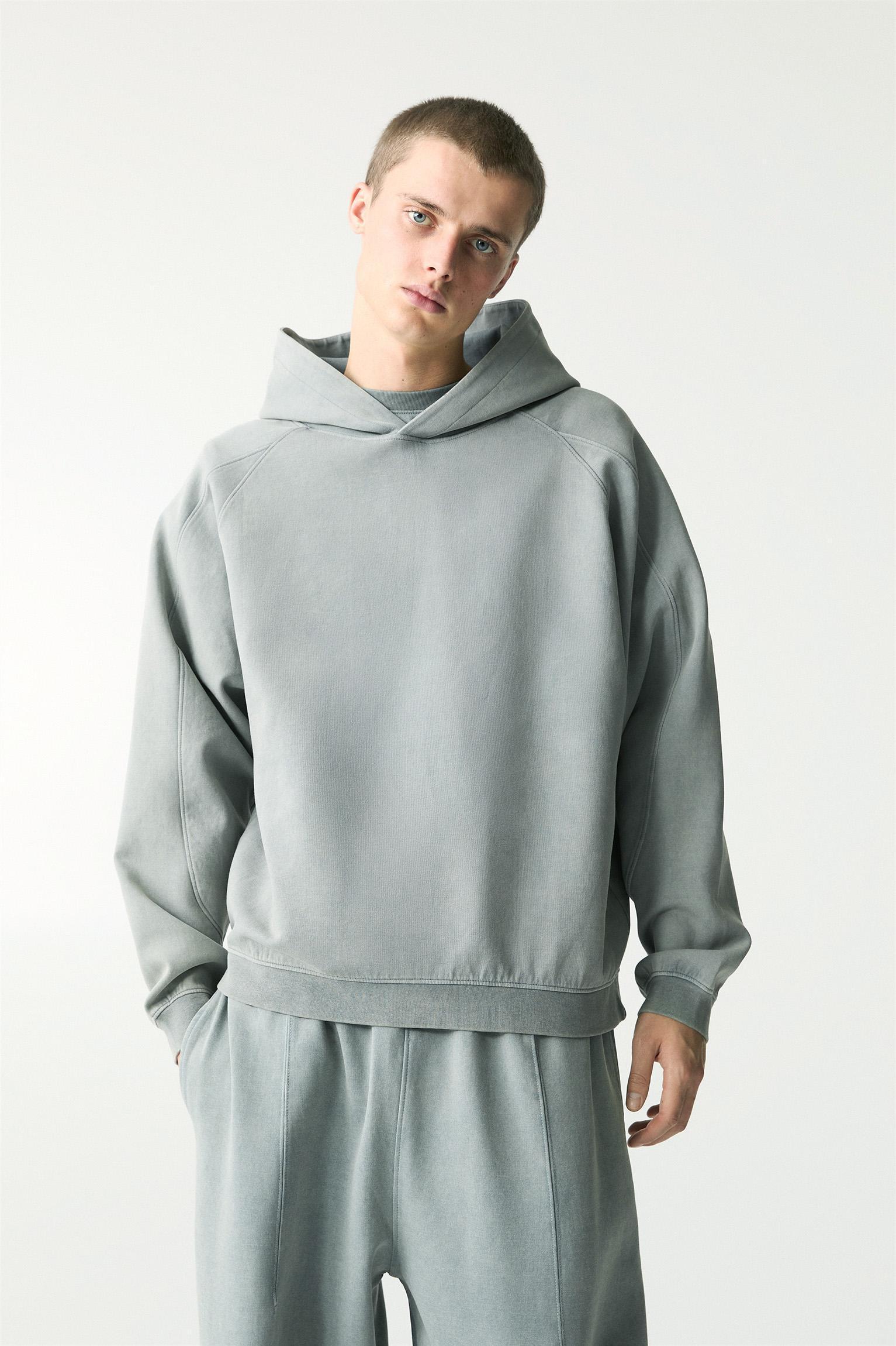 Faded interlock hoodie Product Image
