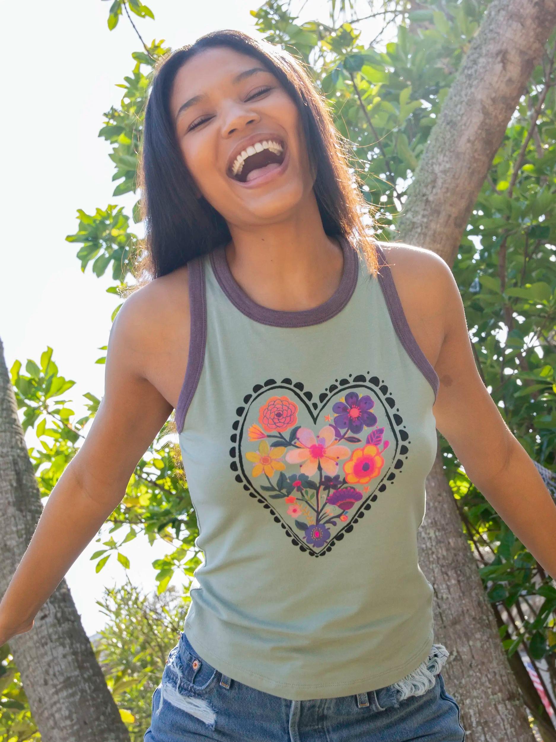 Ringer Tank Top - Kindness Is Magic Product Image
