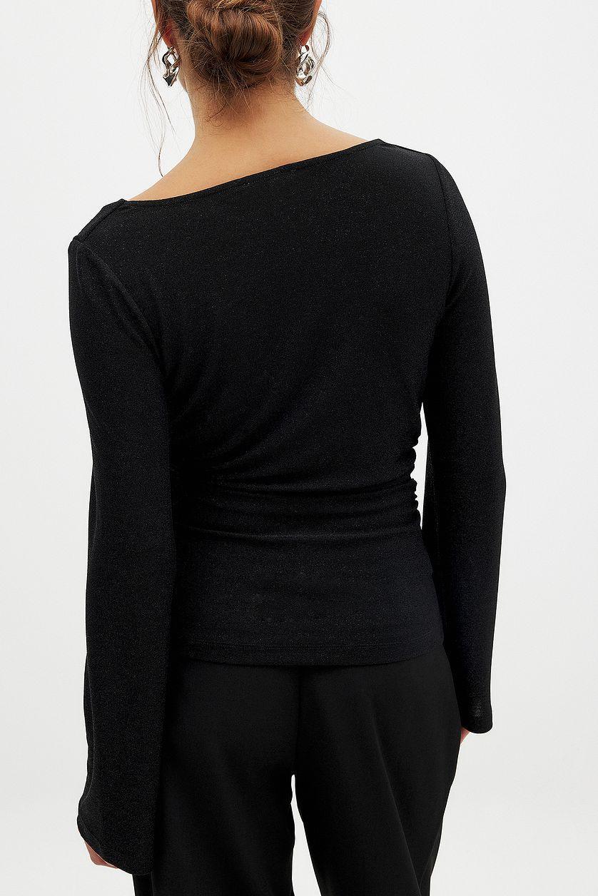 Glitter Long Sleeve Top Product Image