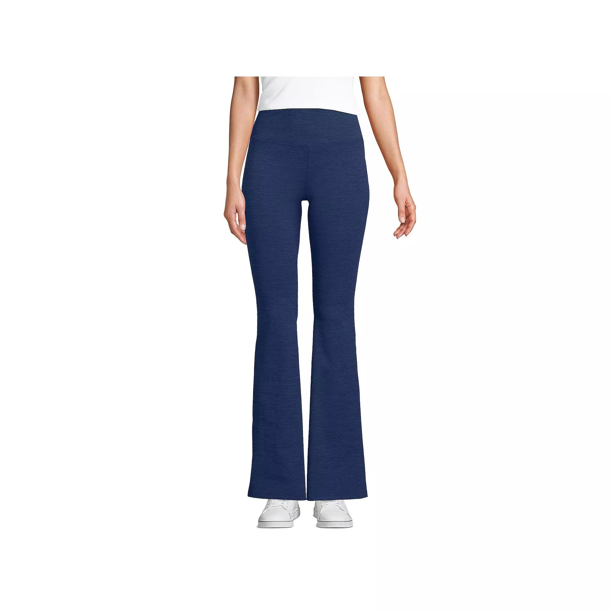 Women's Lands' End Active High Impact High-Rise Slim Flare Pants,  Product Image