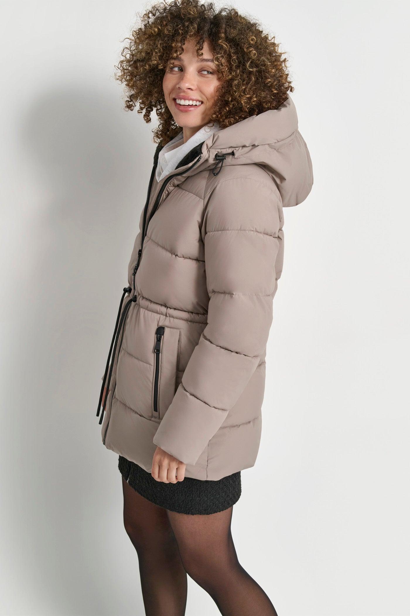 MID LENGTH LUSH PUFFER JACKET Product Image