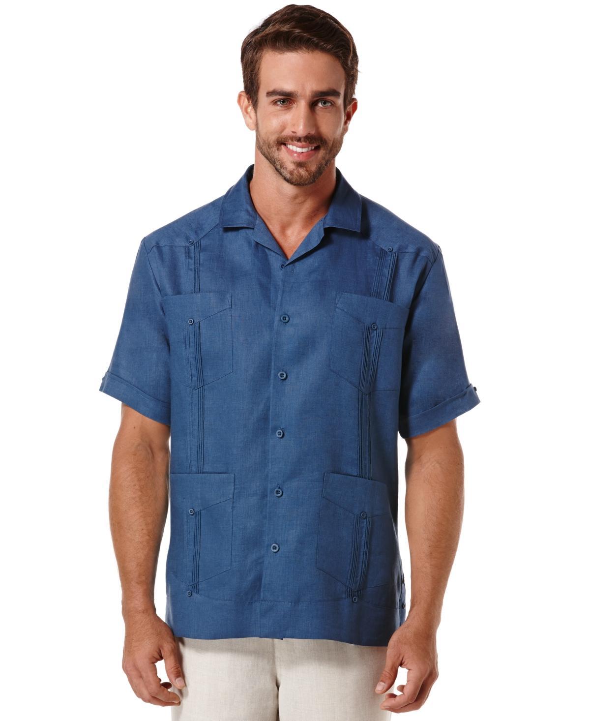 Cubavera Mens 100% Linen Short Sleeve 4 Pocket Guayabera Shirt Product Image