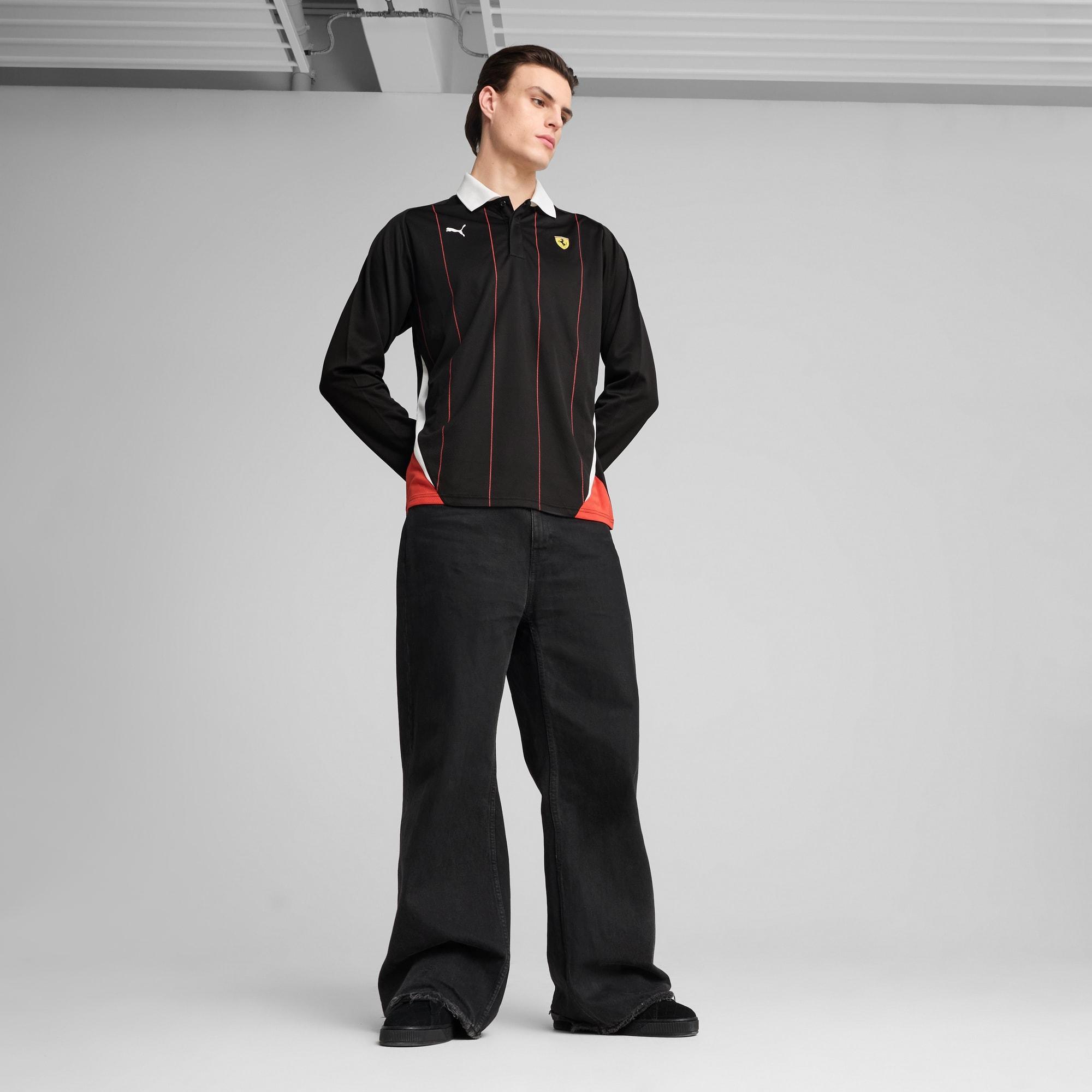 Scuderia Ferrari Race Men's Long Sleeve Polo Product Image