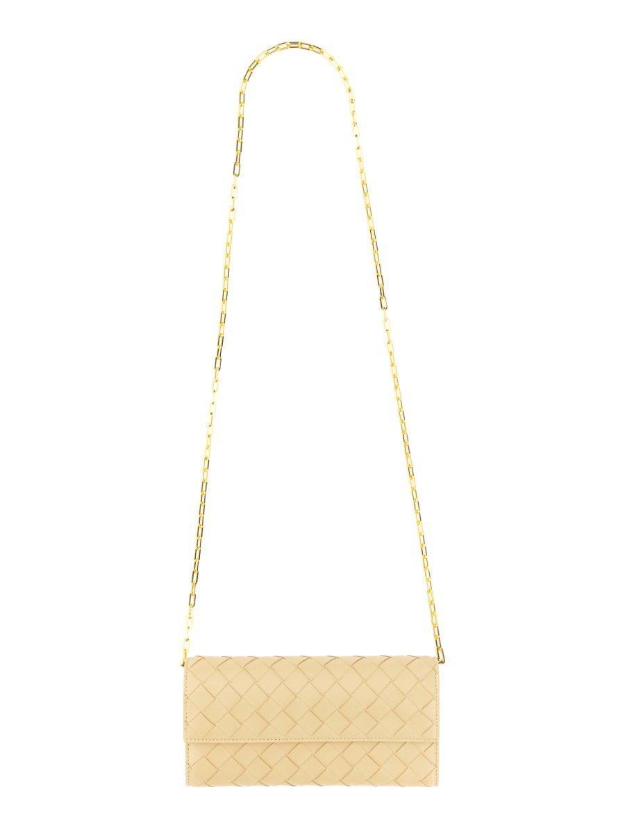 BOTTEGA VENETA Small Leather Goods In Gold Product Image