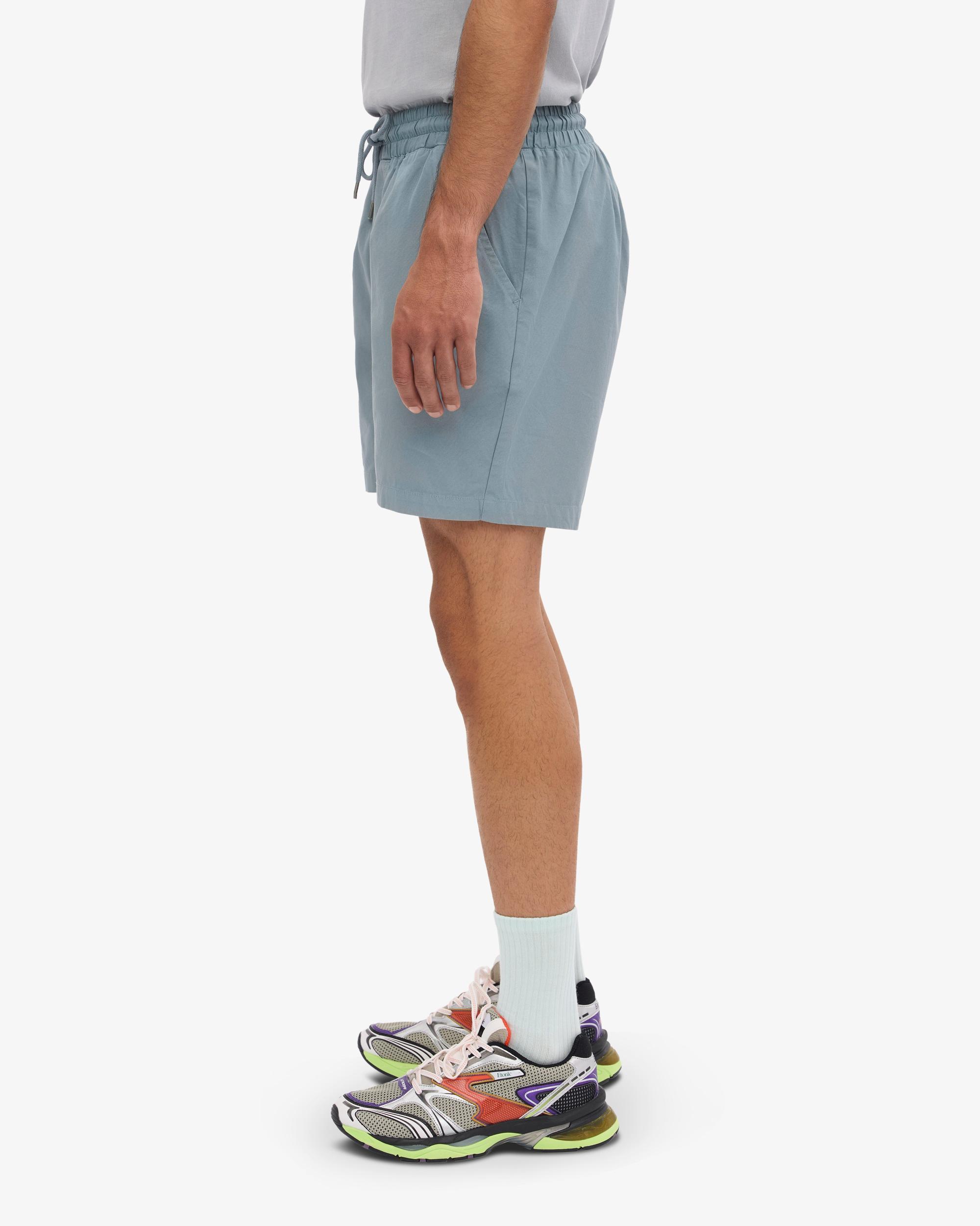 Organic Twill Shorts - Steel Blue Product Image