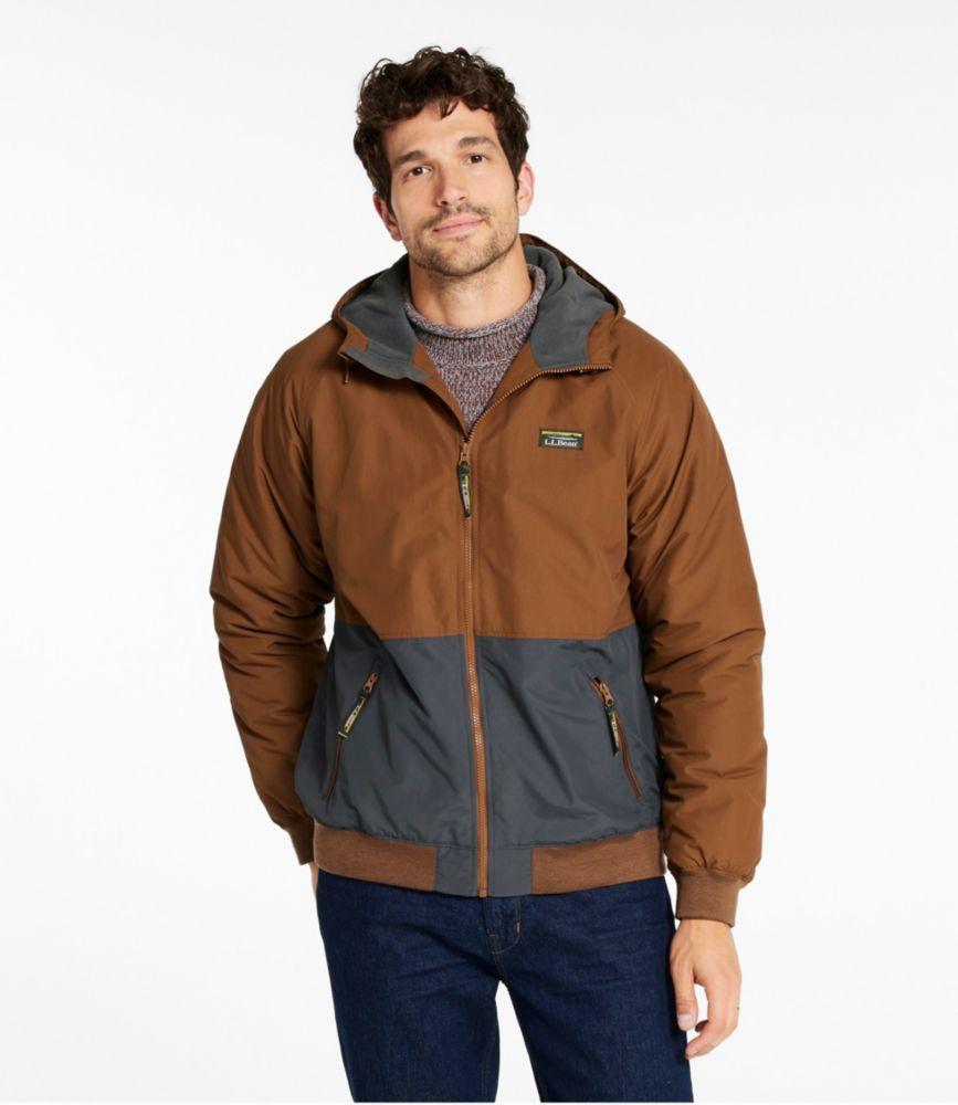 
                            Men's Insulated 3-Season Bomber Hooded Jacket, Colorblock
                         Product Image