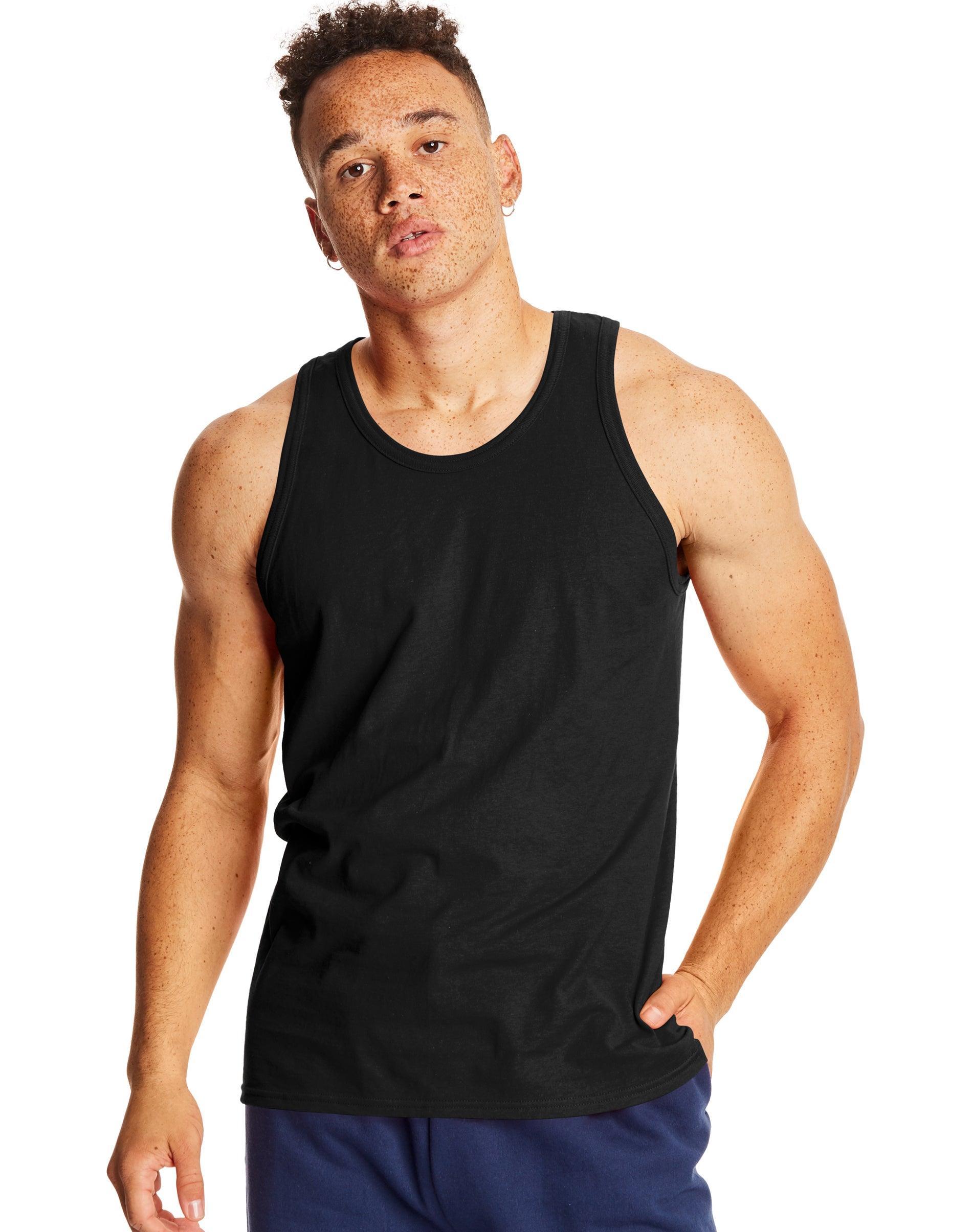 Men's Hanes® X-Temp 2-Pack Performance Tank Top, Size: XL, Light Silver Product Image