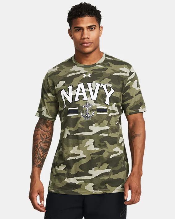 Men's UA Performance Cotton Camo Collegiate Short Sleeve Product Image