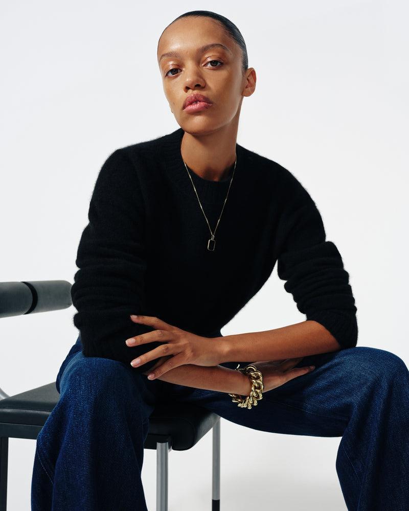 Cashmere Blend Crewneck Sweater Product Image