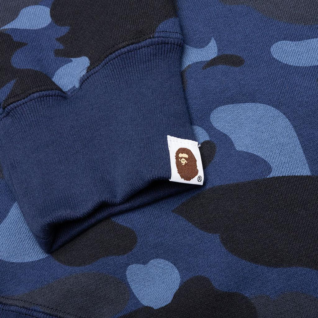 Camo Shark Full Zip Hoodie - Navy Male Product Image