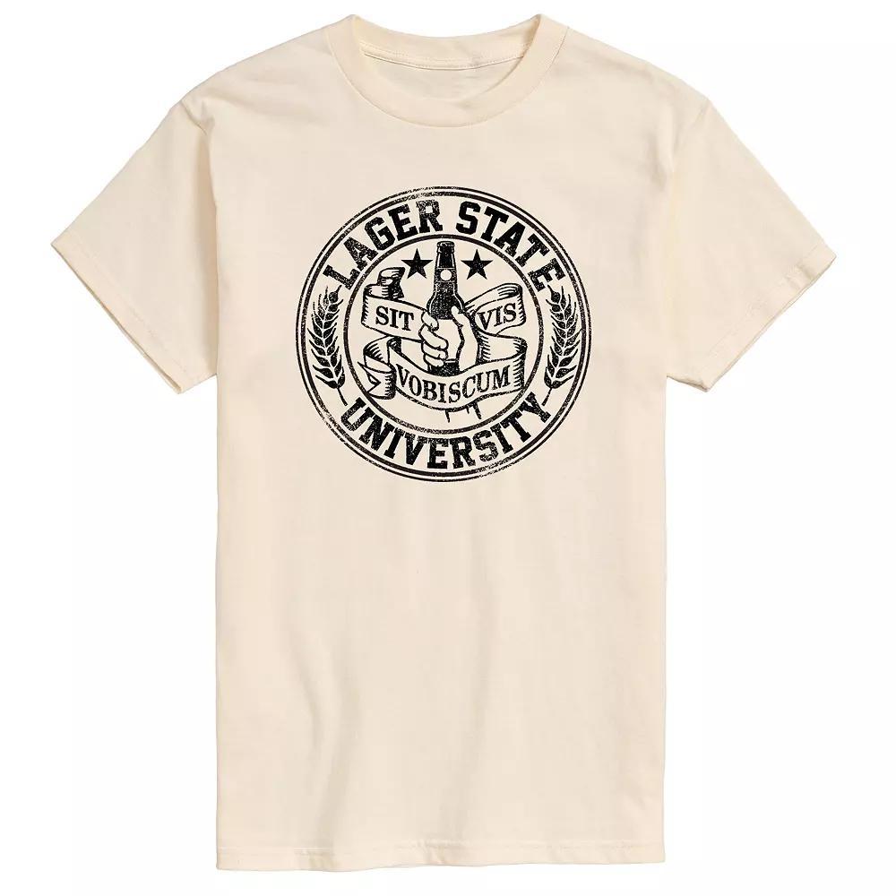 Men's Lager State Graphic Tee, Size: Small, Beige Product Image