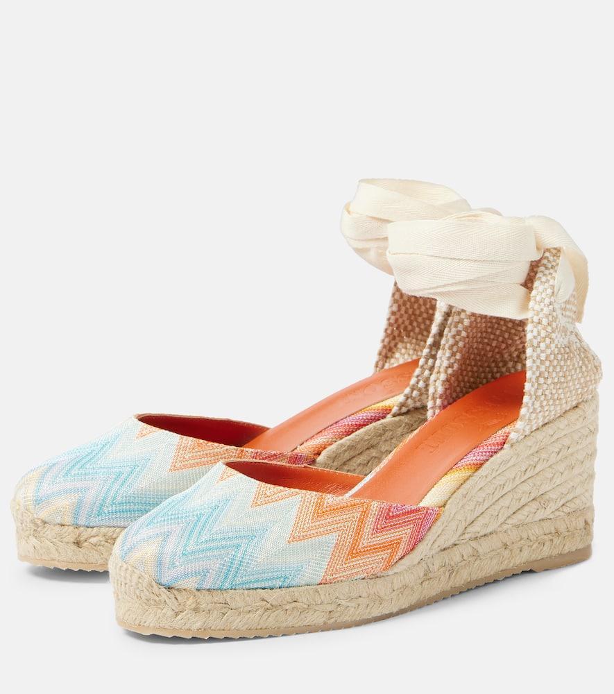 MISSONI Eva 60 Espadrille Wedges In Multicolor Product Image