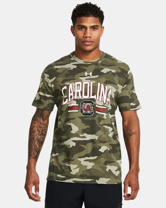 Men's UA Performance Cotton Camo Collegiate Short Sleeve Product Image