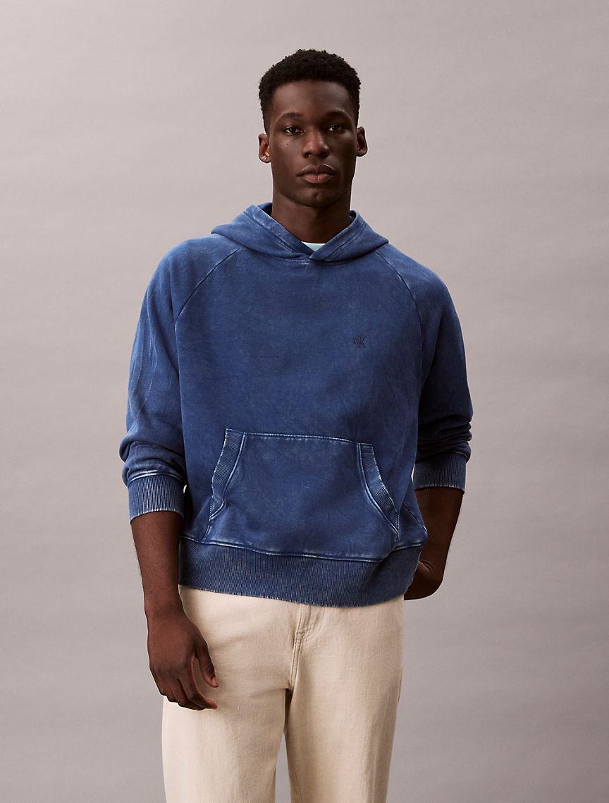 Washed Fleece Relaxed Hoodie Product Image