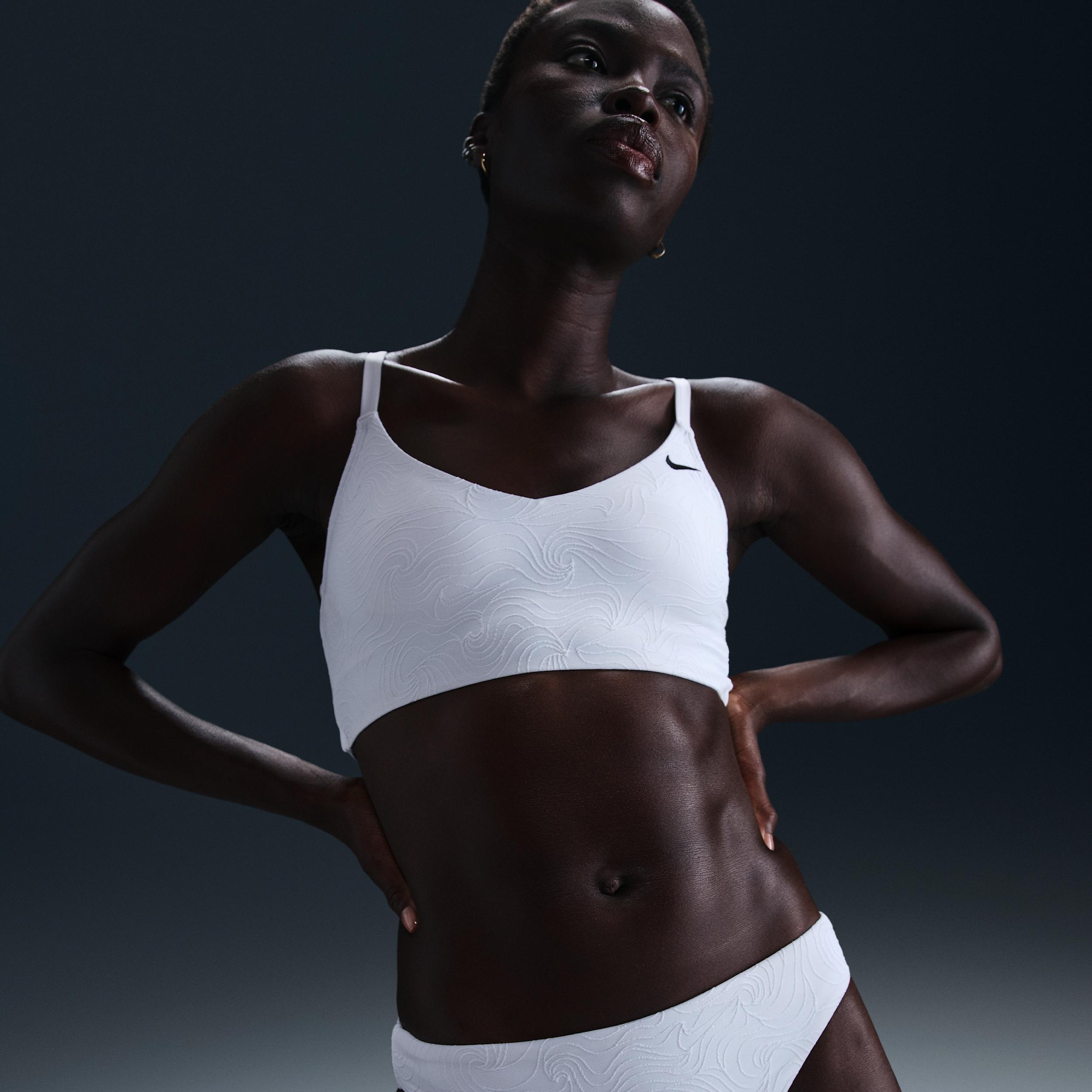 Nike Womens Swim Water Texture Hipster Bikini Bottom | NESSF263-100 Product Image