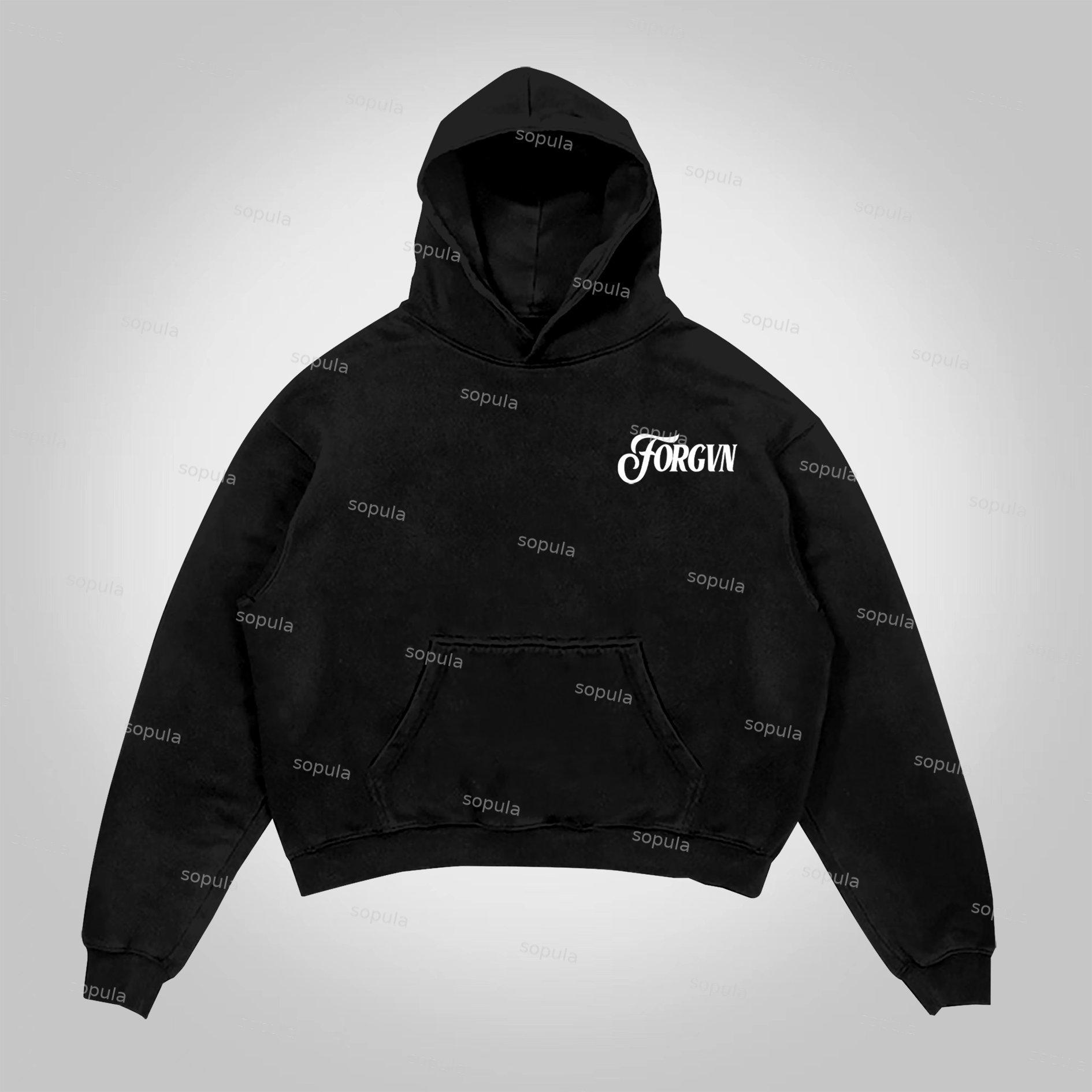 Sopula For God So Loved The World Print Pocket Hoodie Product Image