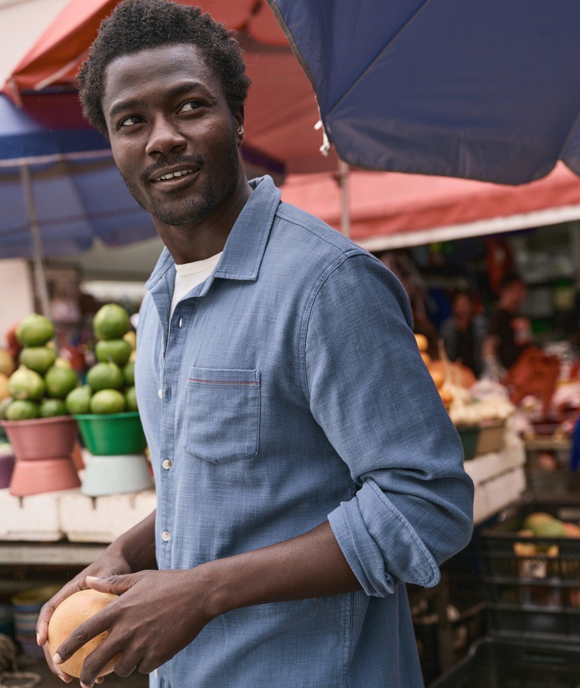 Vintage Heavy Slub Button Down Product Image