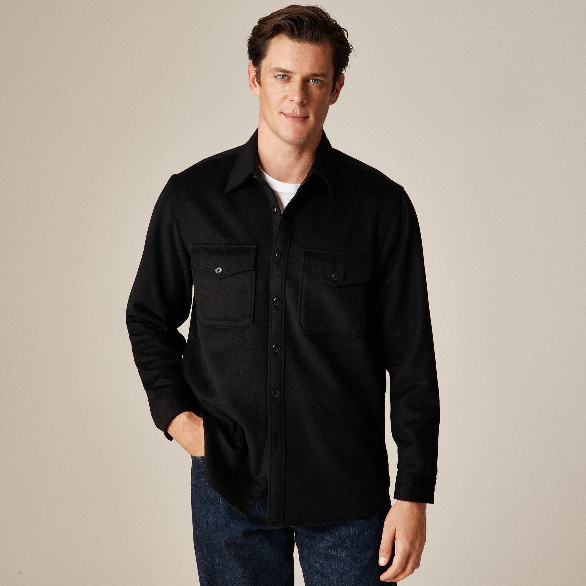Wallace & Barnes CPO shirt in wool blend Product Image