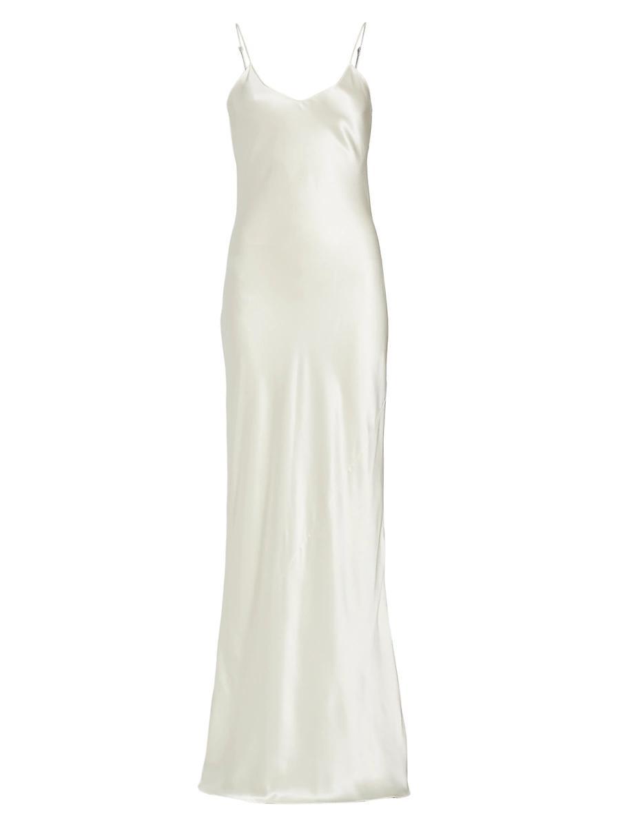 Womens Cami Silk Charmeuse Gown Product Image