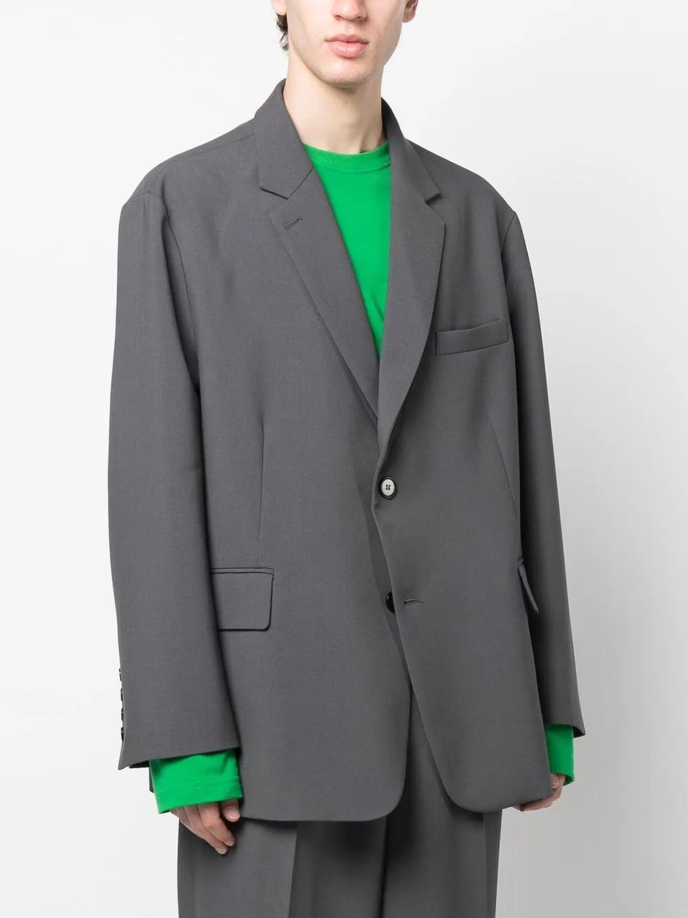 boxy single-breasted blazer Product Image