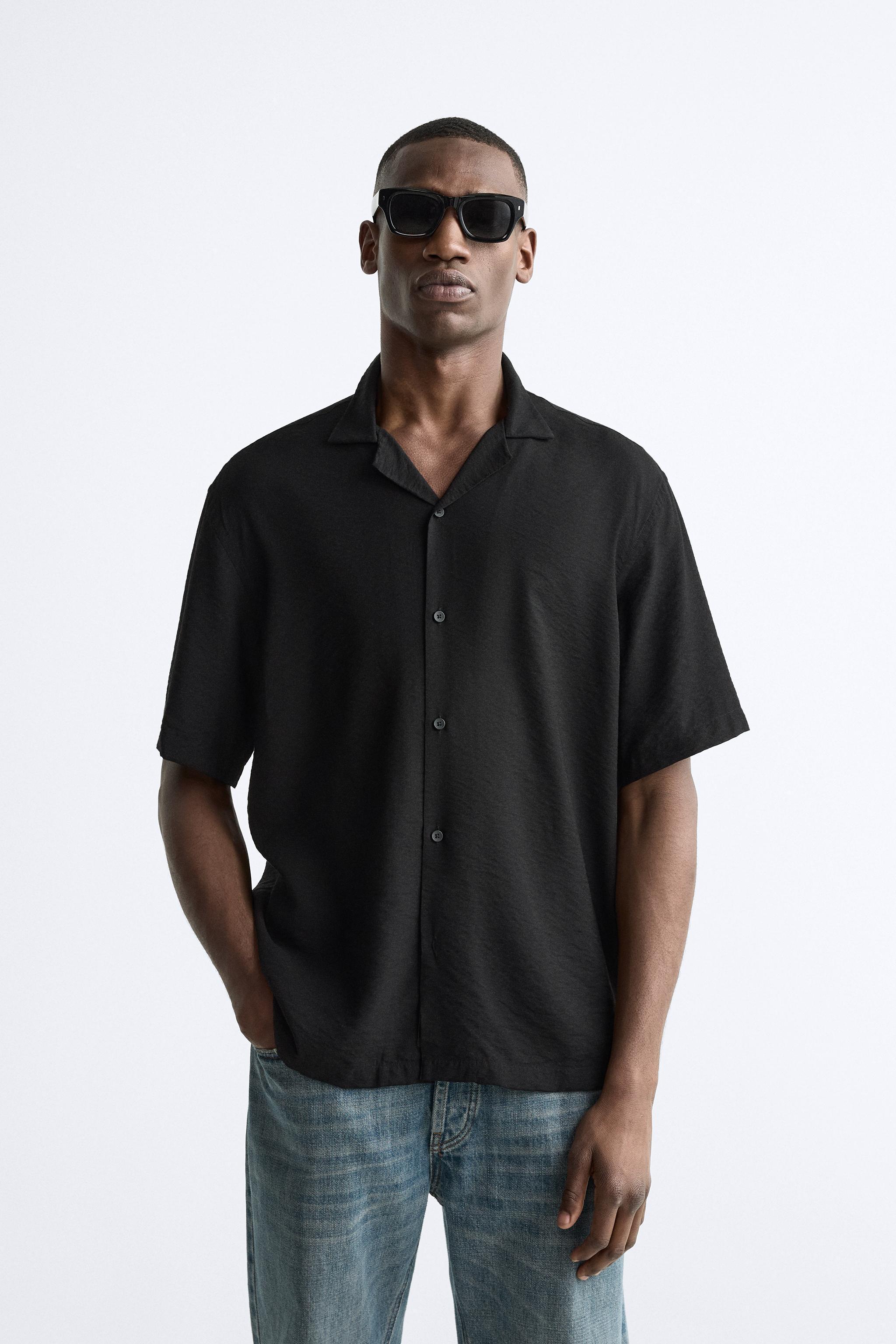 STRUCTURED VISCOSE BLEND SHIRT Product Image