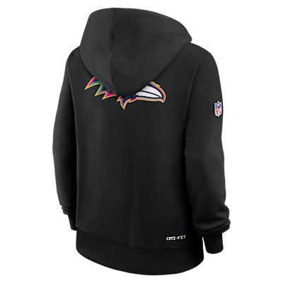 Baltimore Ravens Crucial Catch Women's Nike Dri-FIT NFL Pullover Hoodie Product Image