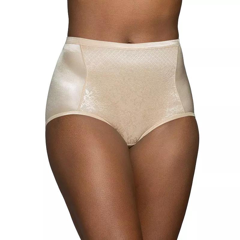 Women's Vanity Fair Lingerie® Smoothing Comfort Lace Brief Panty 13262, Size: 8, Star White Product Image