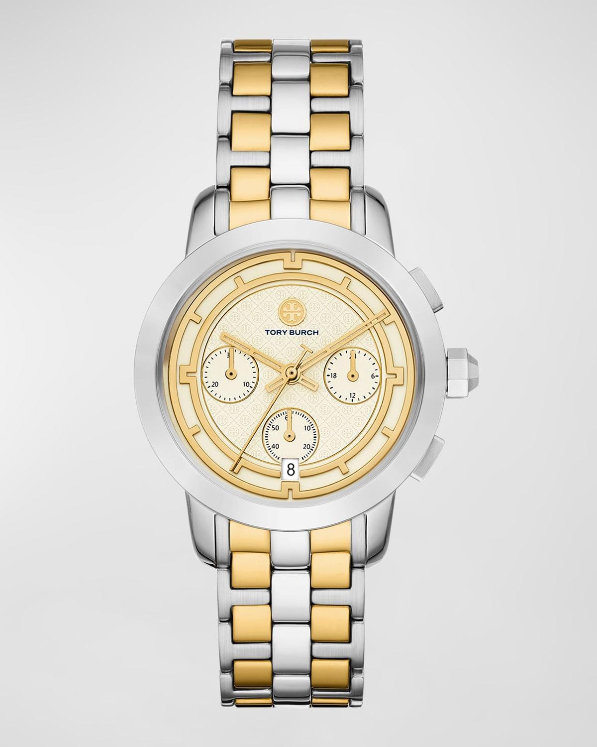 The Tory Chronograph Watch - Two-Tone Stainless Steel Product Image