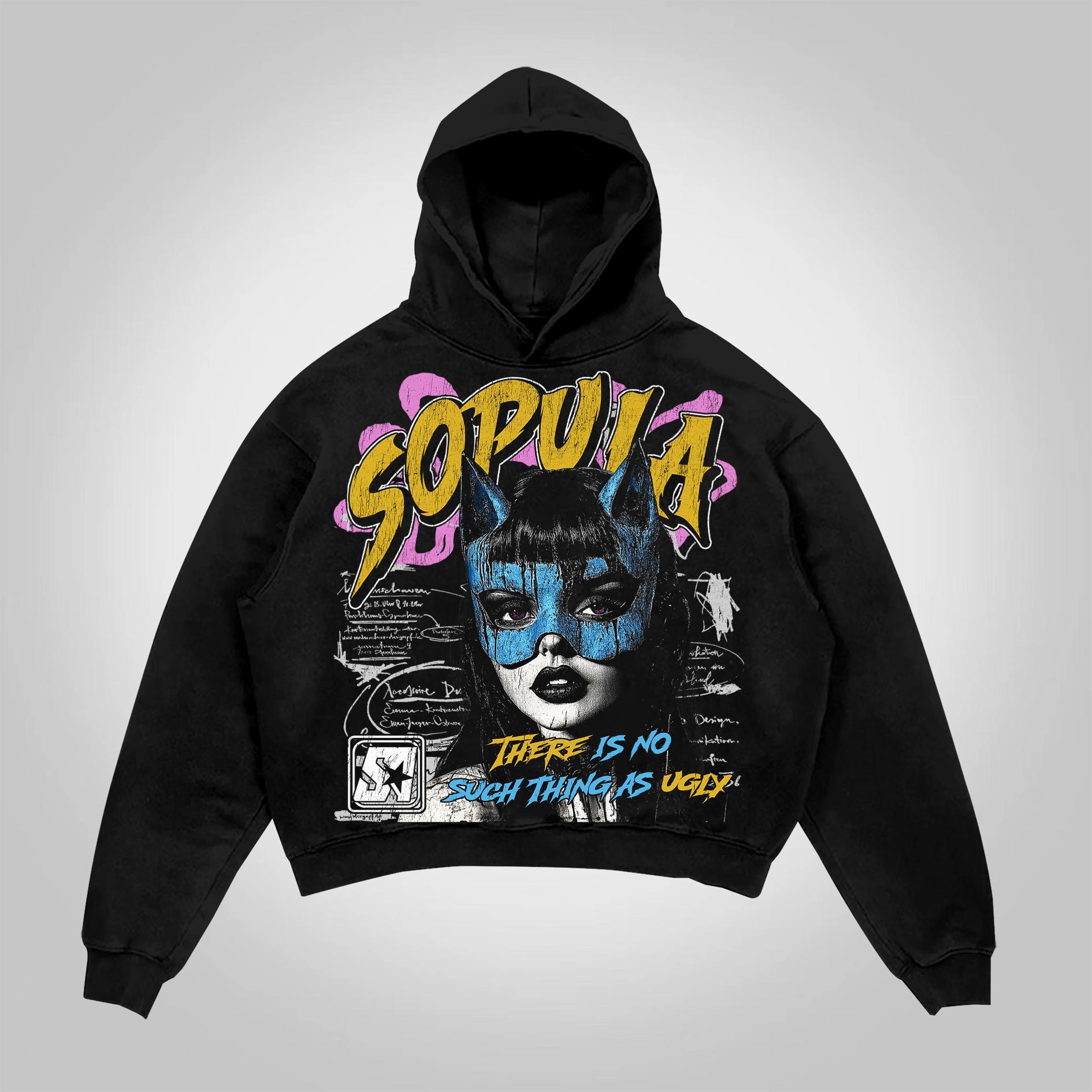 Sopula There Is No Such Thing As Ugly Pocketless Hoodie Product Image