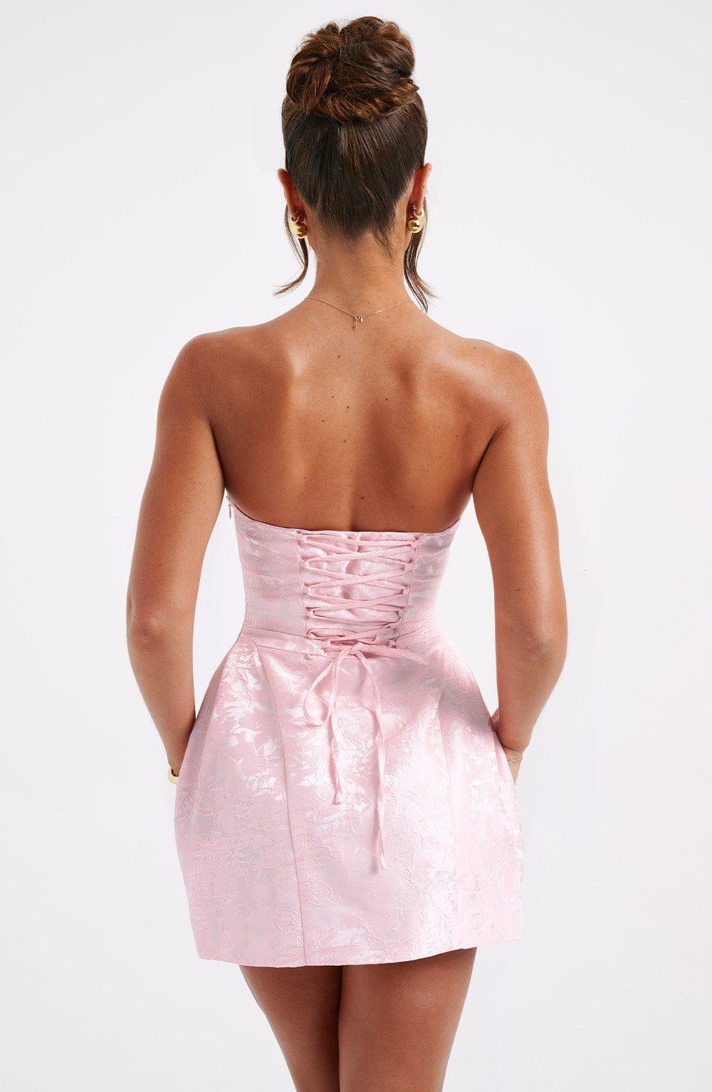 Elenora Mini Dress - Blush Product Image