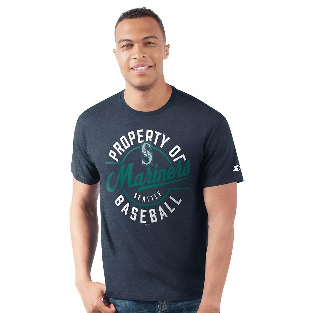 Men's Starter  Black Colorado Rockies Prime Time Property Of T-Shirt, Size: Small Product Image