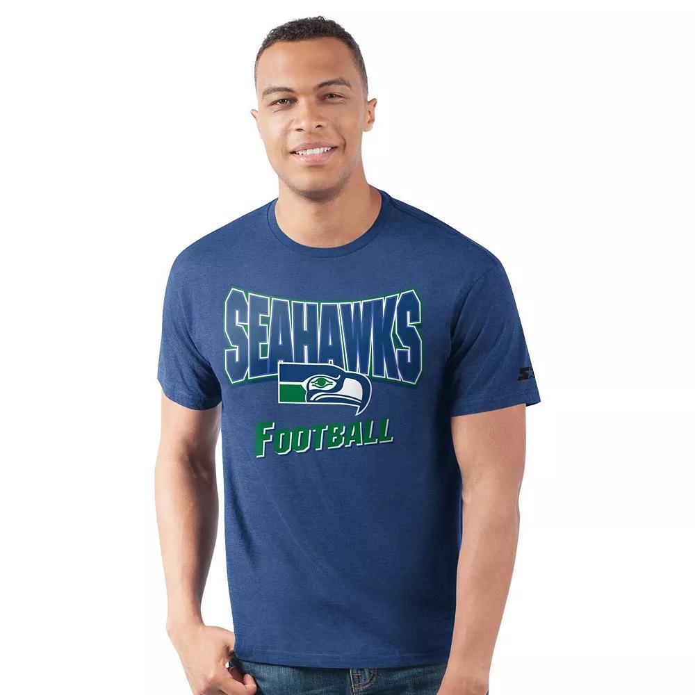 Men's Starter Royal Seattle Seahawks Prime Time T-Shirt,  Product Image