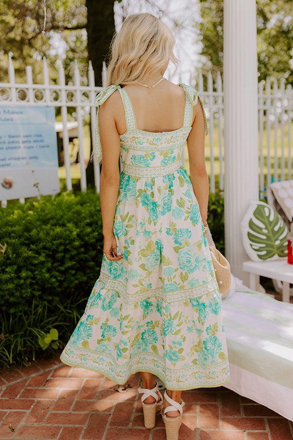 Bloom and Grace Floral Midi Dress Product Image