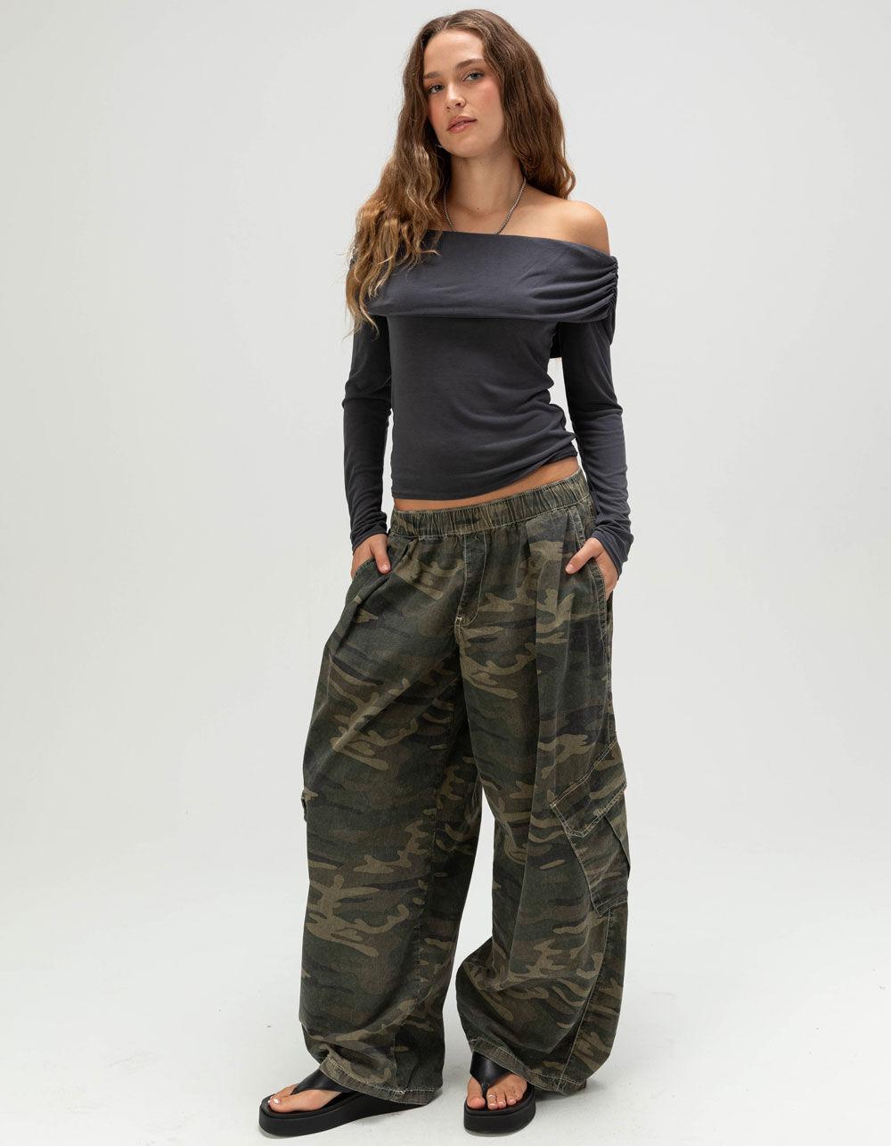 BDG Urban Outfitters Bardot Womens Off The Shoulder Top - BLACK Product Image