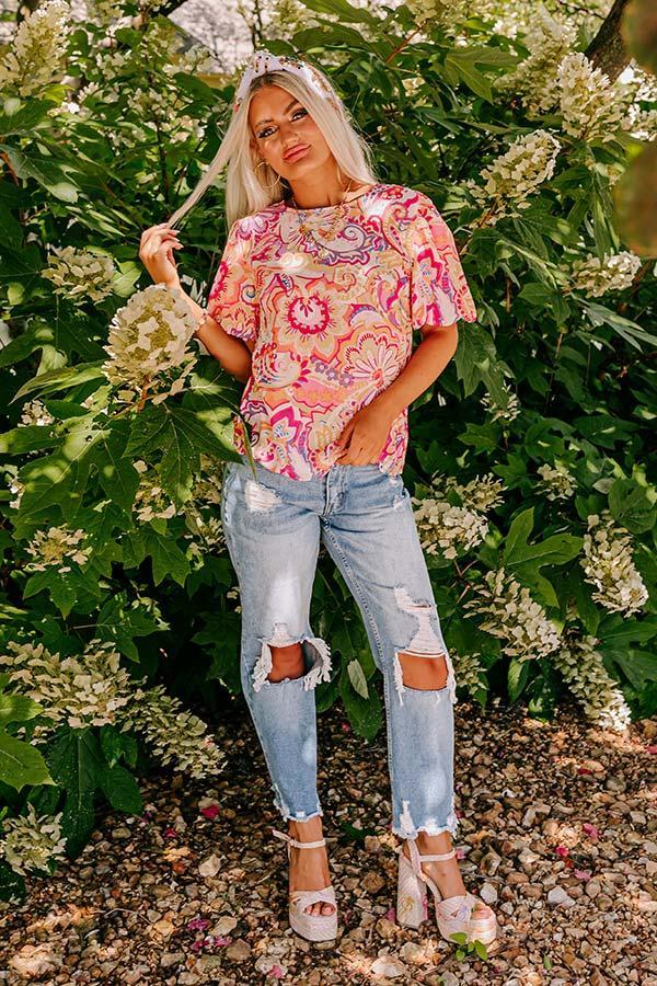 Joyful Smiles Shift Top Product Image