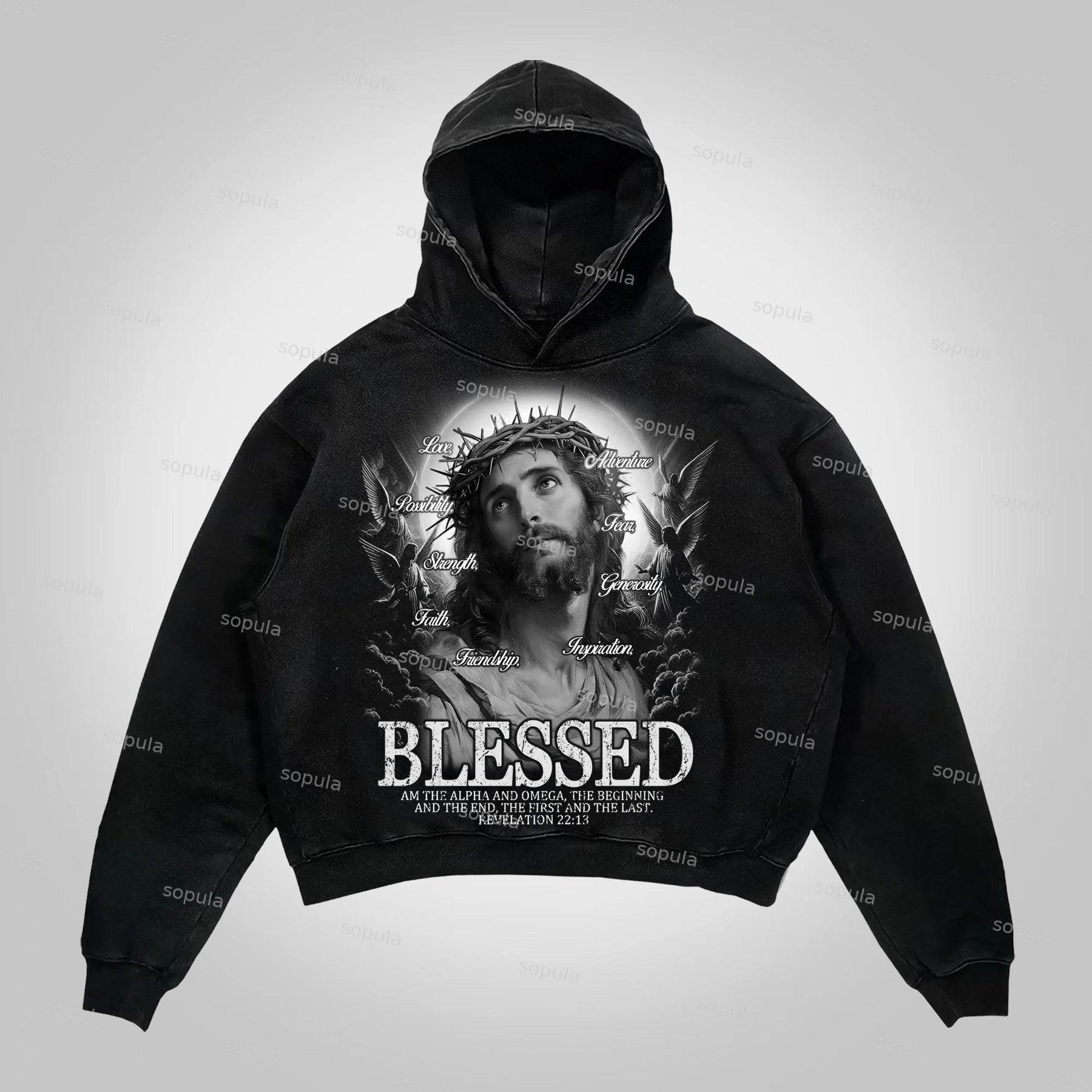 Sopula All We Need Is Love Graphic Print Hoodie Product Image