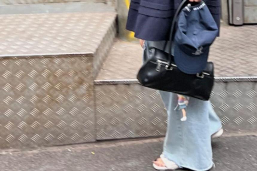 Spaghetti Strap Plain Drawstring Mini Dress Product Image