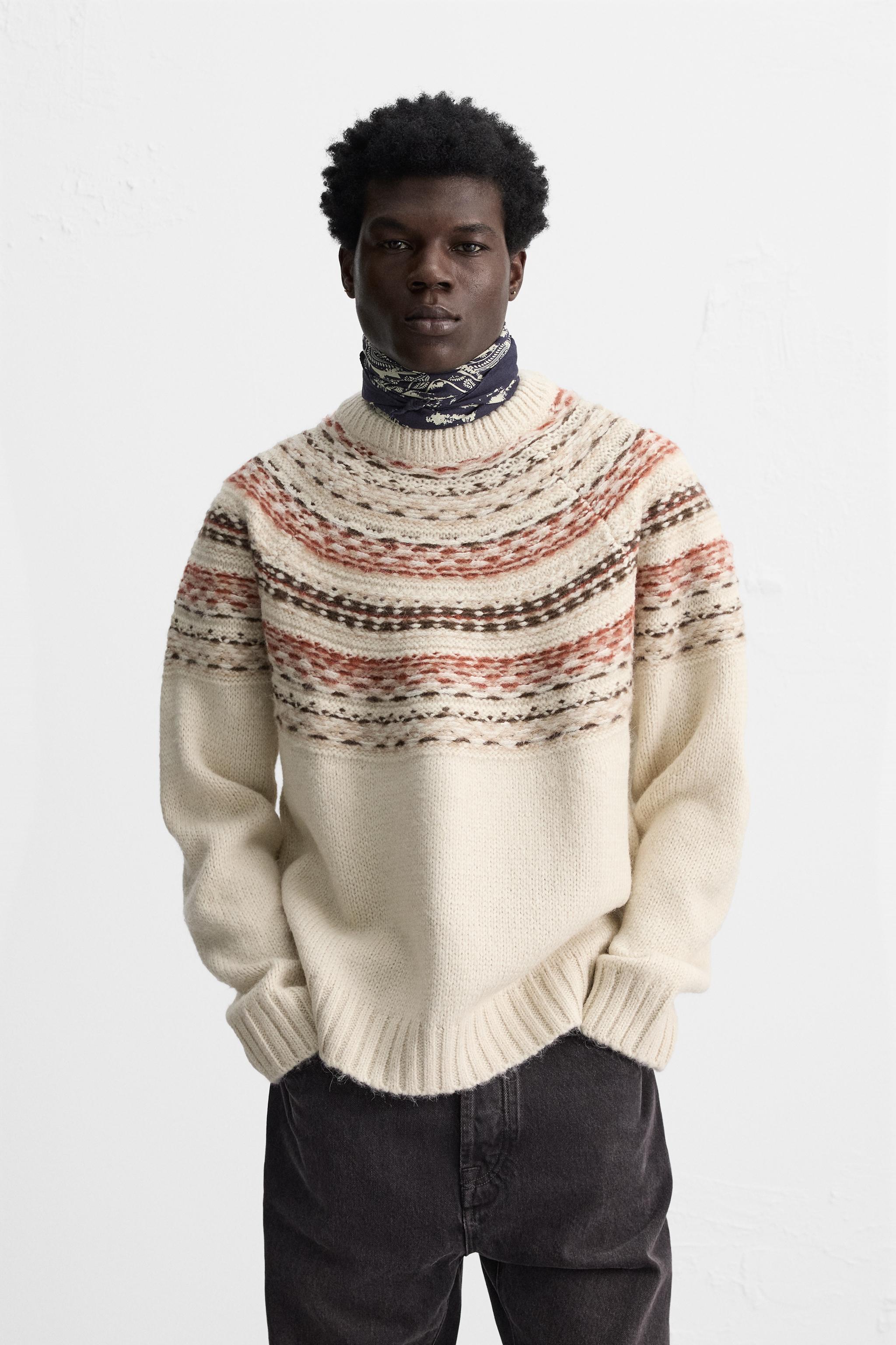 GEOMETRIC JACQUARD SWEATER Product Image