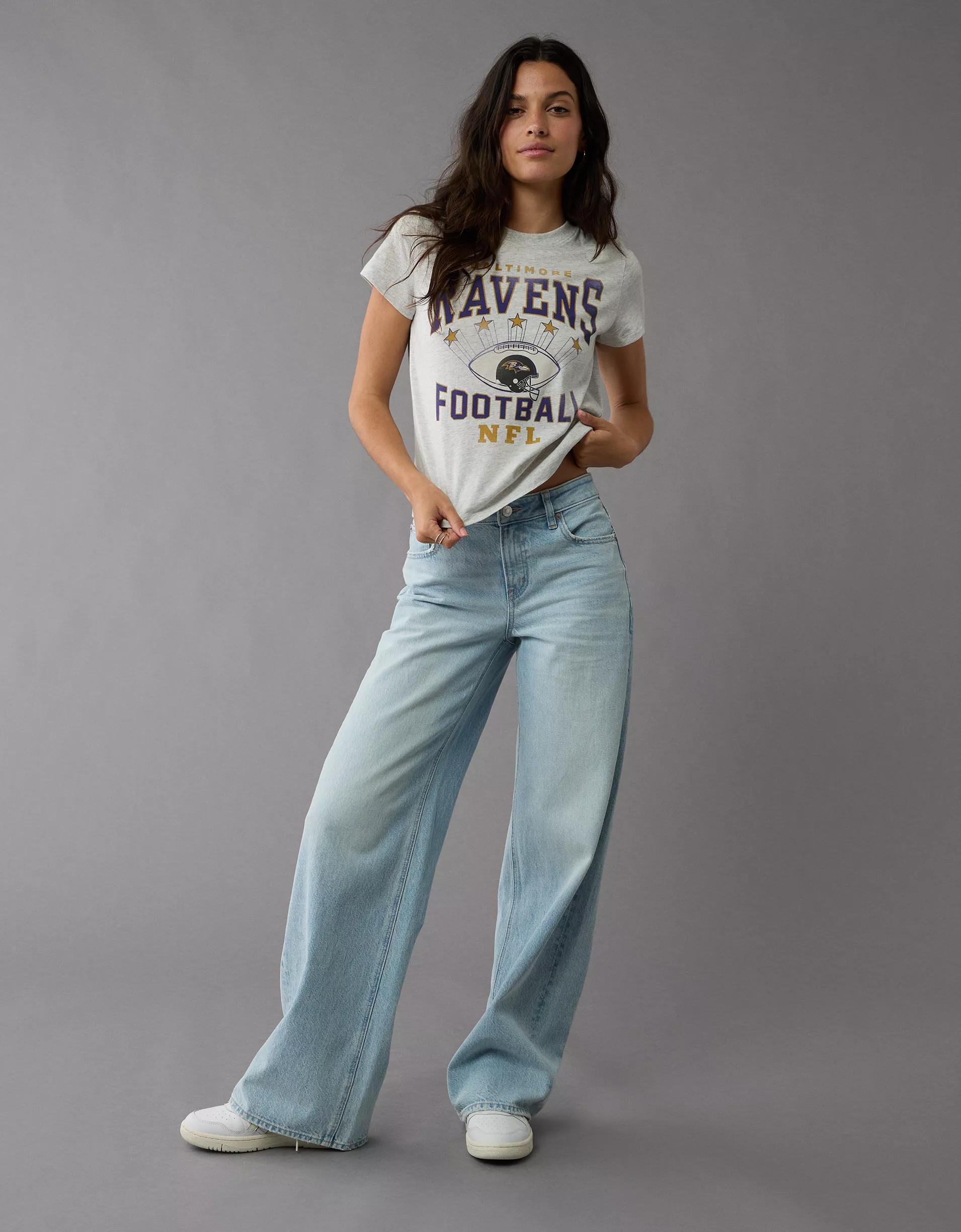 AE NFL Baltimore Ravens Graphic T-Shirt Product Image