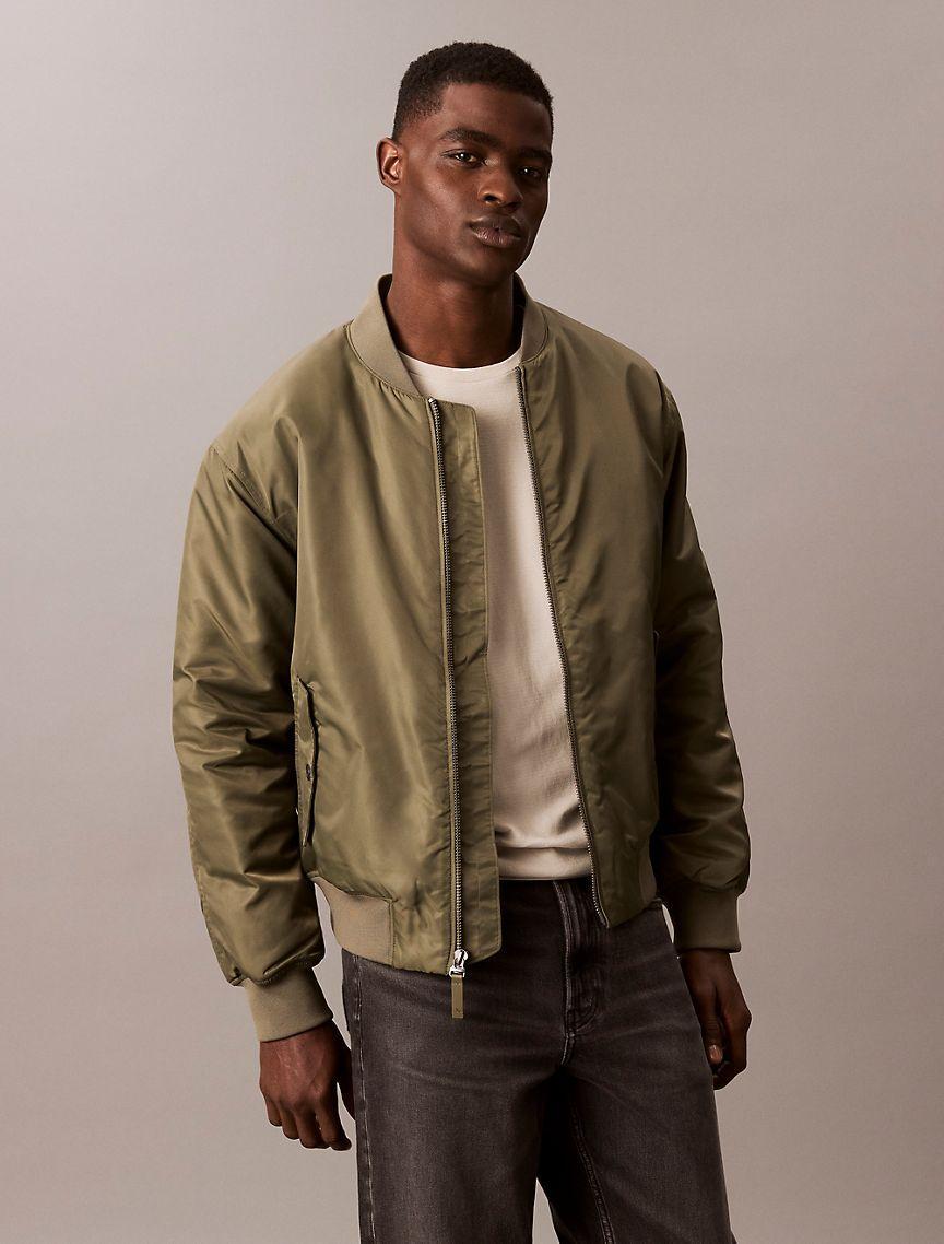 Nylon Bomber Jacket Product Image