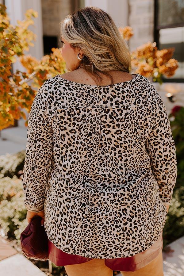 Dare To Indulge Leopard Shift Top Curves Product Image