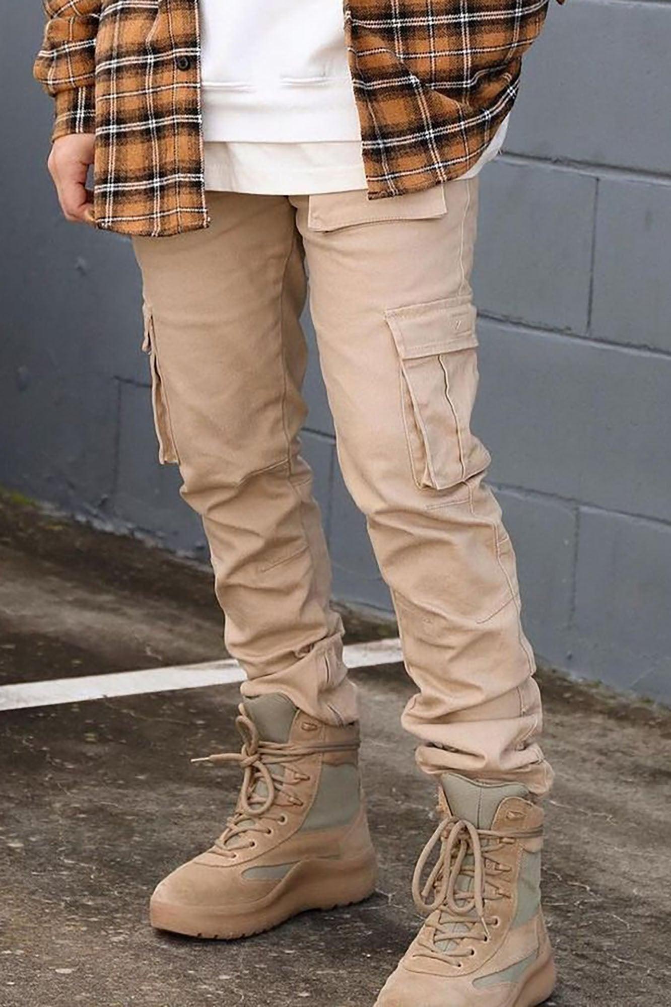 Hunter Slim Cargo Pants - Khaki Product Image