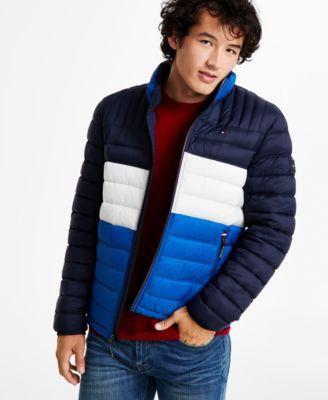 Men's Tommy Hilfiger Packable Puffer Jacket, Size: Small, Red Product Image