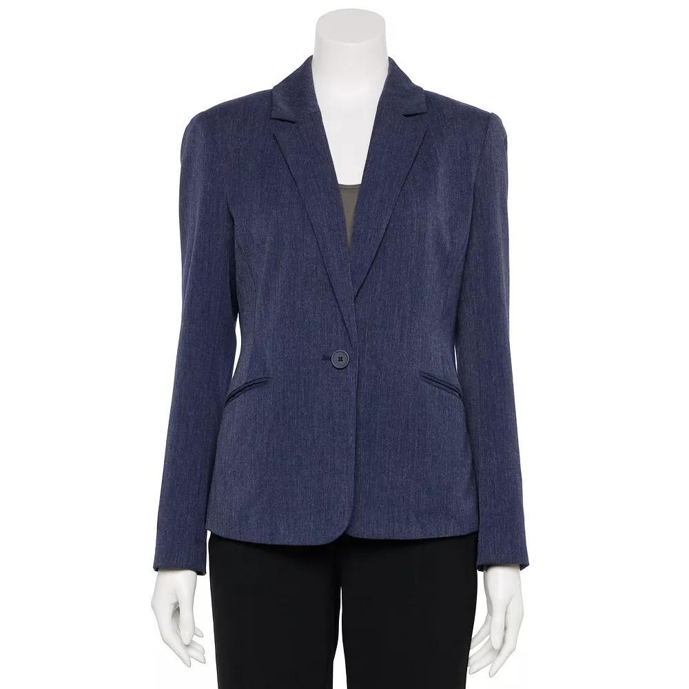 Women's Nine West Adaptive Classic Single Button Blazer,  Product Image