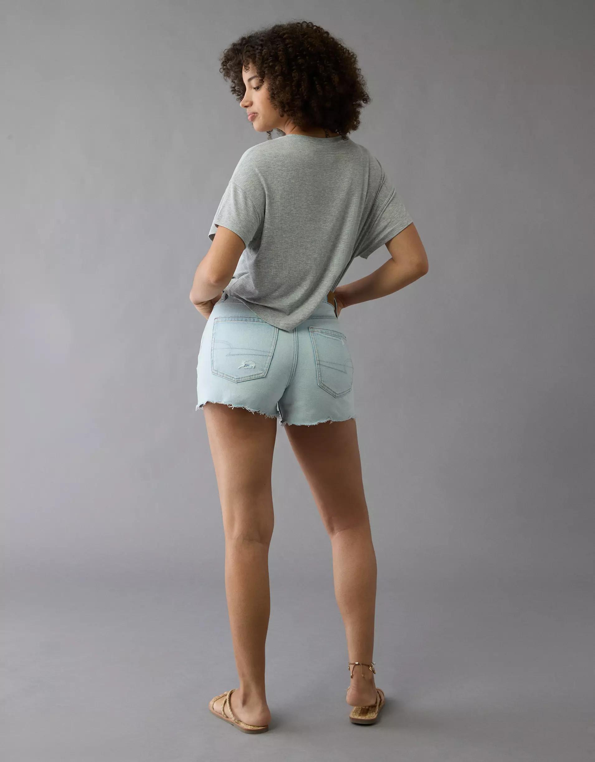 AE Strigid Curvy Super High-Waisted Relaxed Short Product Image