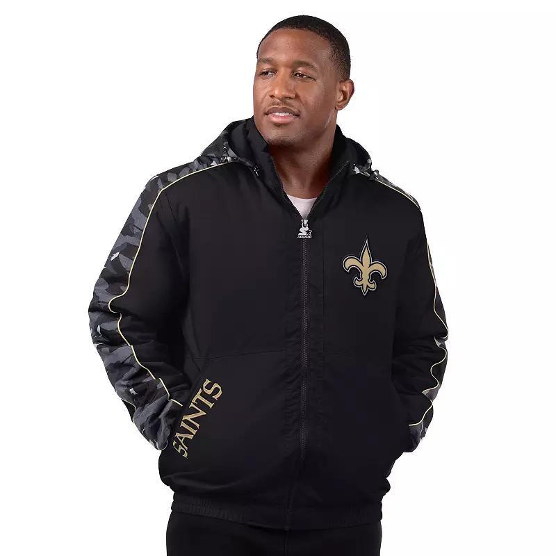 Men's Starter Navy Dallas Cowboys Thursday Night Gridiron Full-Zip Jacket,  Product Image