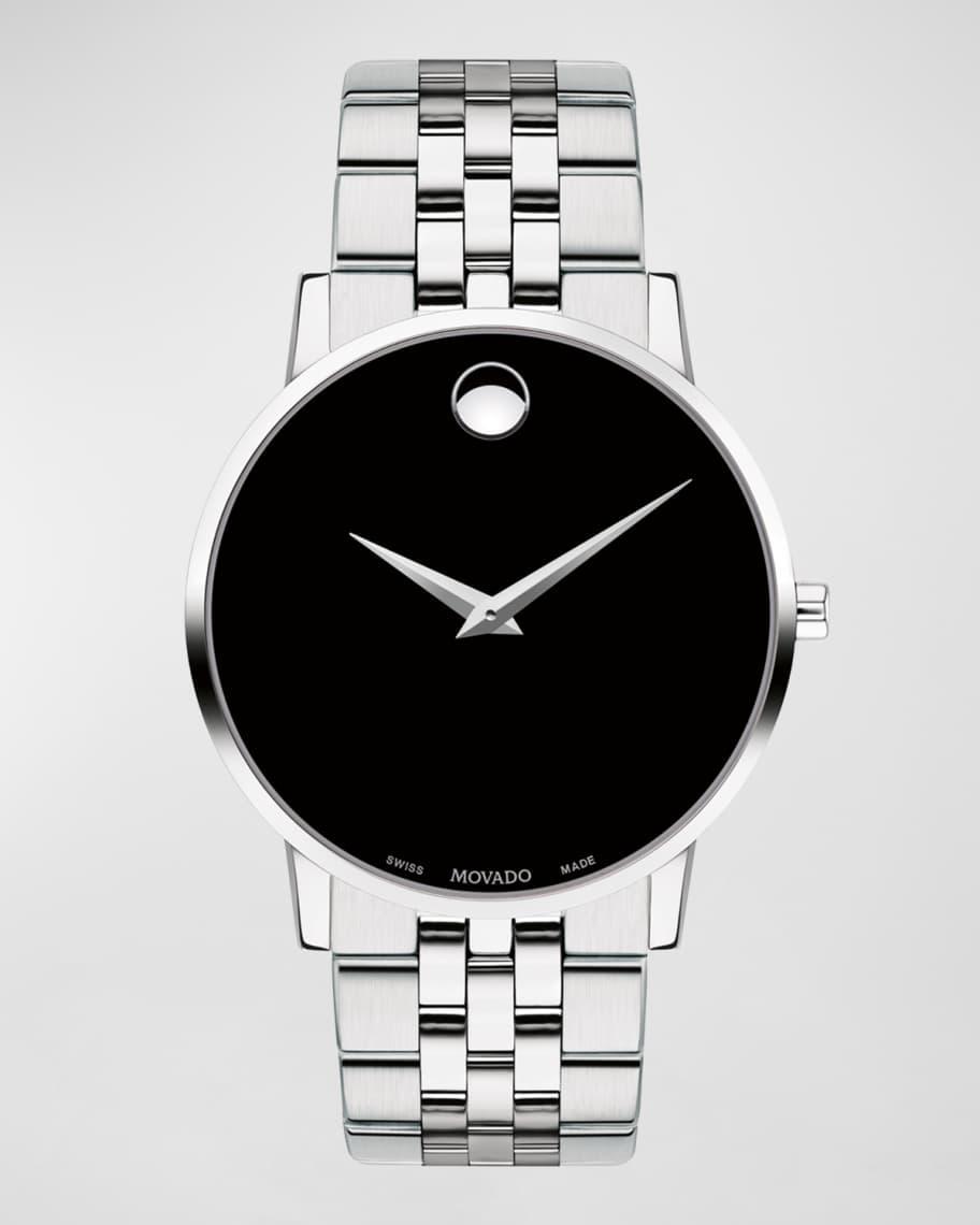 Movado Black Dial Link Bracelet Museum Classic Watch Product Image