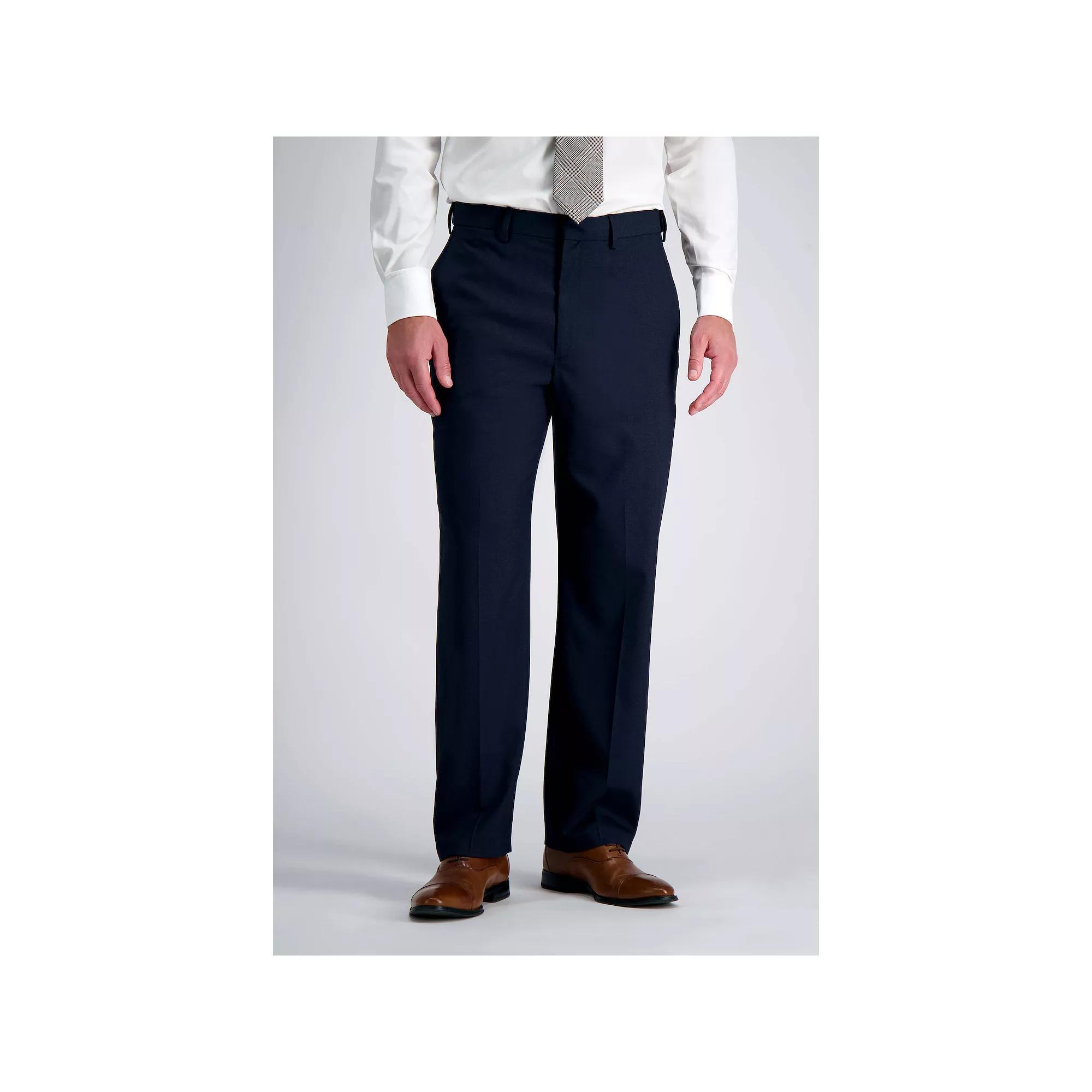 Men's Haggar® Premium Classic-Fit Flat-Front Stretch Suit Pants,  Product Image
