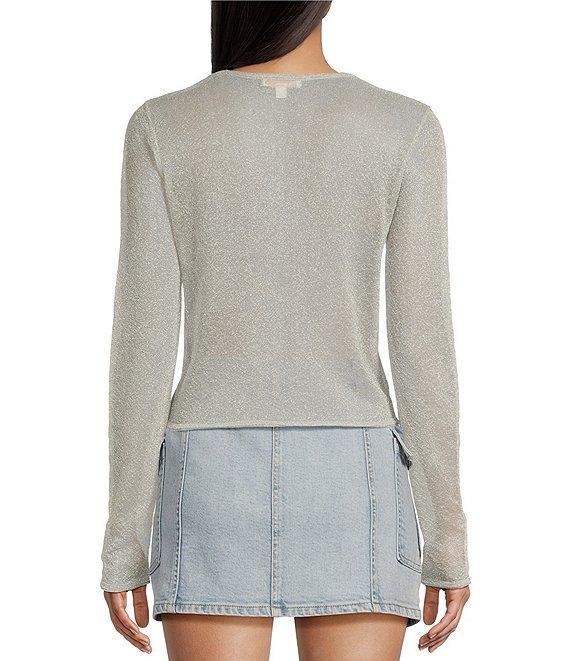 GB Lurex Mesh Sweater Top Product Image