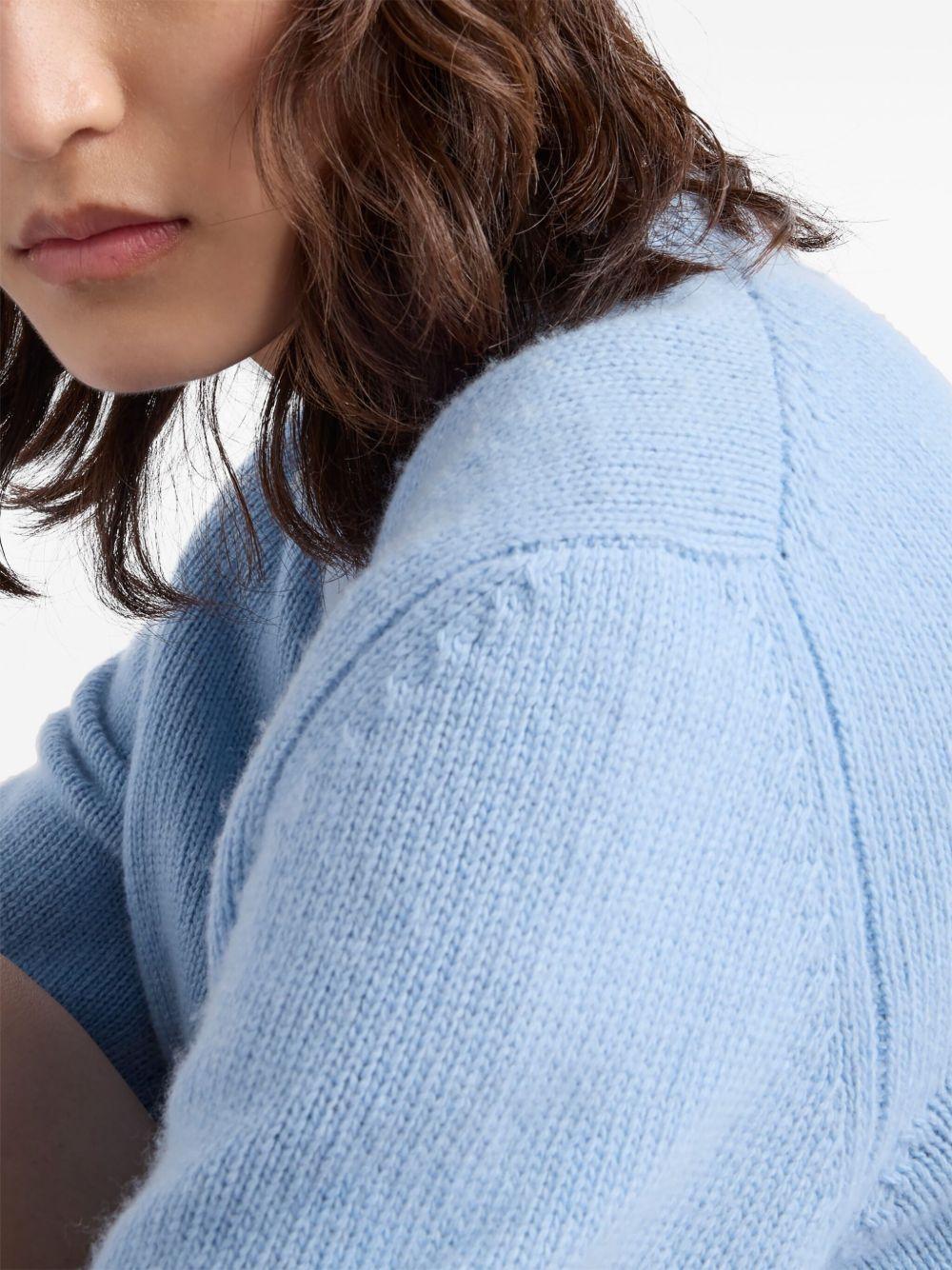 Wool and cashmere crew-neck sweater Product Image